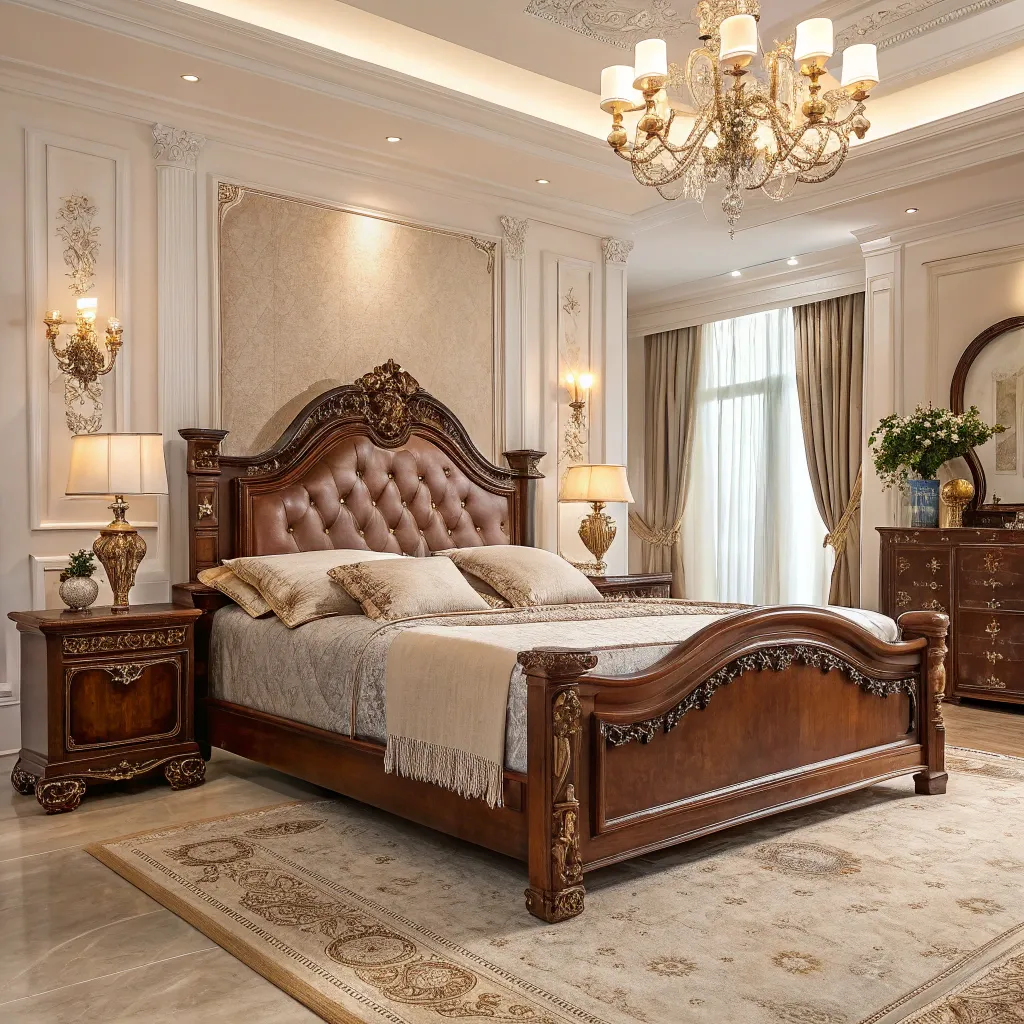 Luxury Bed Frame in Elegant Bedroom